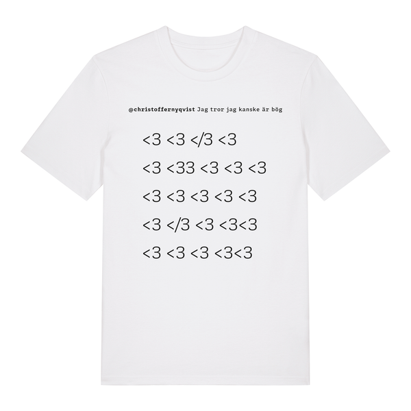 Christoffer Nyqvist | Bög | T-shirt