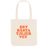 DET BÄSTA TJEJER VET | Totebag