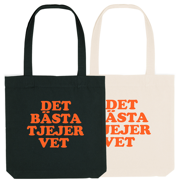 DET BÄSTA TJEJER VET | Totebag