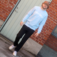 Gudagrant | MALMÖ | Crewneck | Himmelsblå