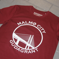 Gudagrant | Malmö City | T-shirt | Burgundy